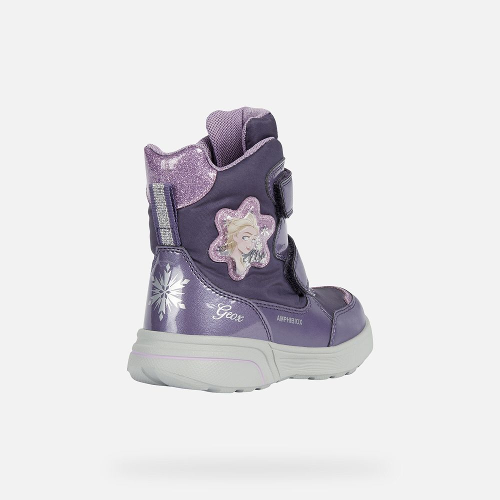 Botins Geox Menina Roxo - Sveggen Abx - WMABL7503